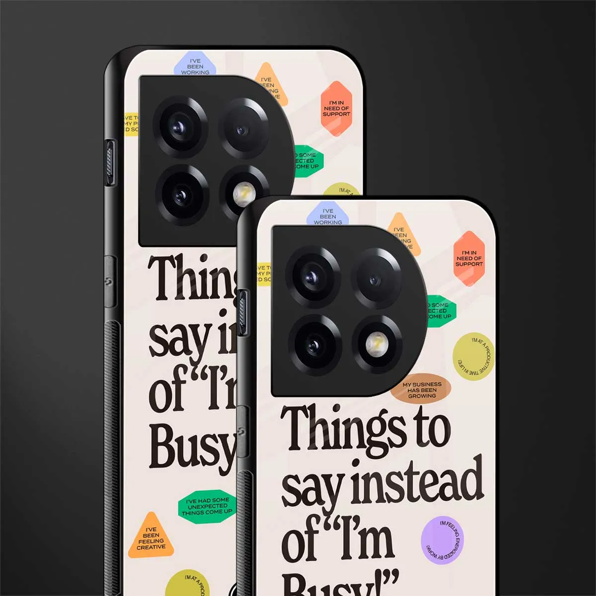 10 Things To Say Phone Case for OnePlus 11 | Glass Case