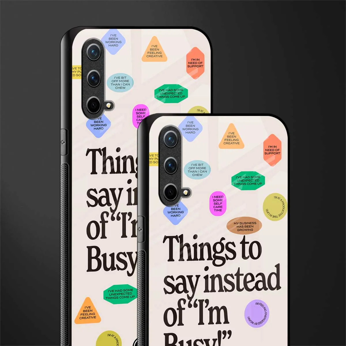 10 Things To Say Phone Case for OnePlus Nord CE 5G | Glass Case