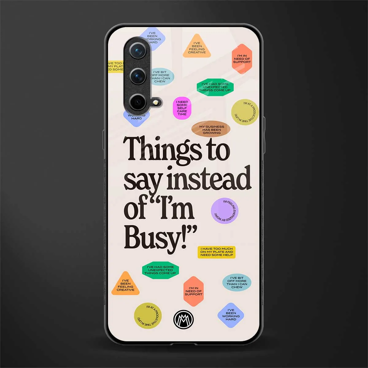 10 Things To Say Phone Case for OnePlus Nord CE 5G | Glass Case