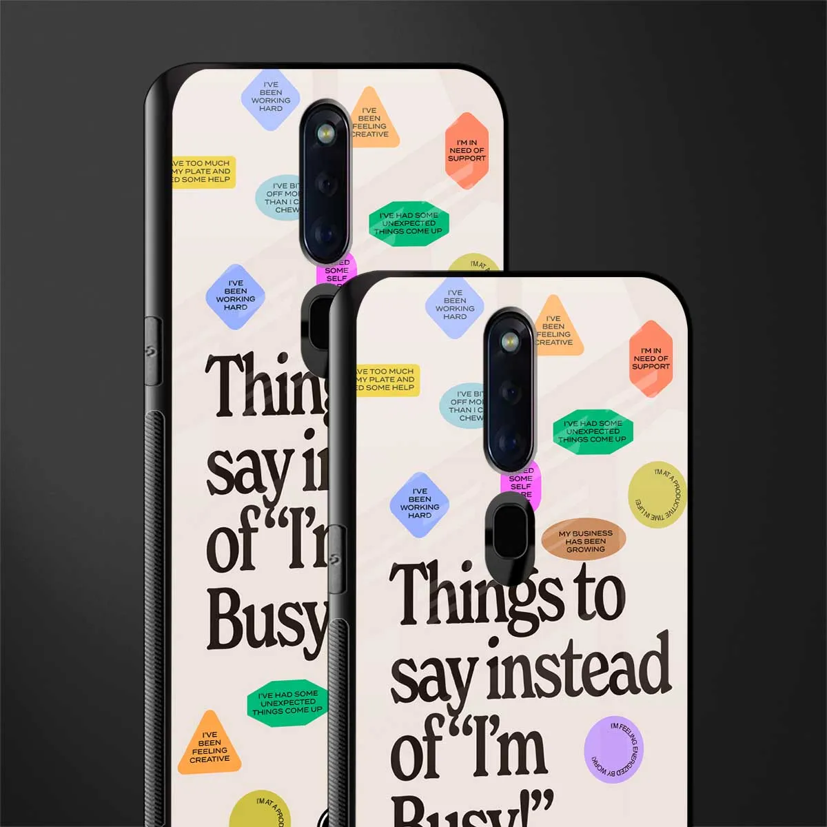 10 Things To Say Phone Case for Oppo F11 Pro | Glass Case