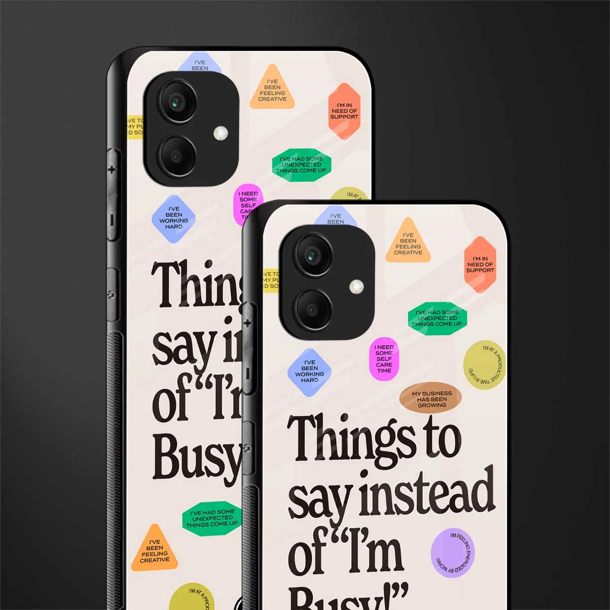 10 Things To Say Phone Case for Samsung Galaxy A04 | Glass Case