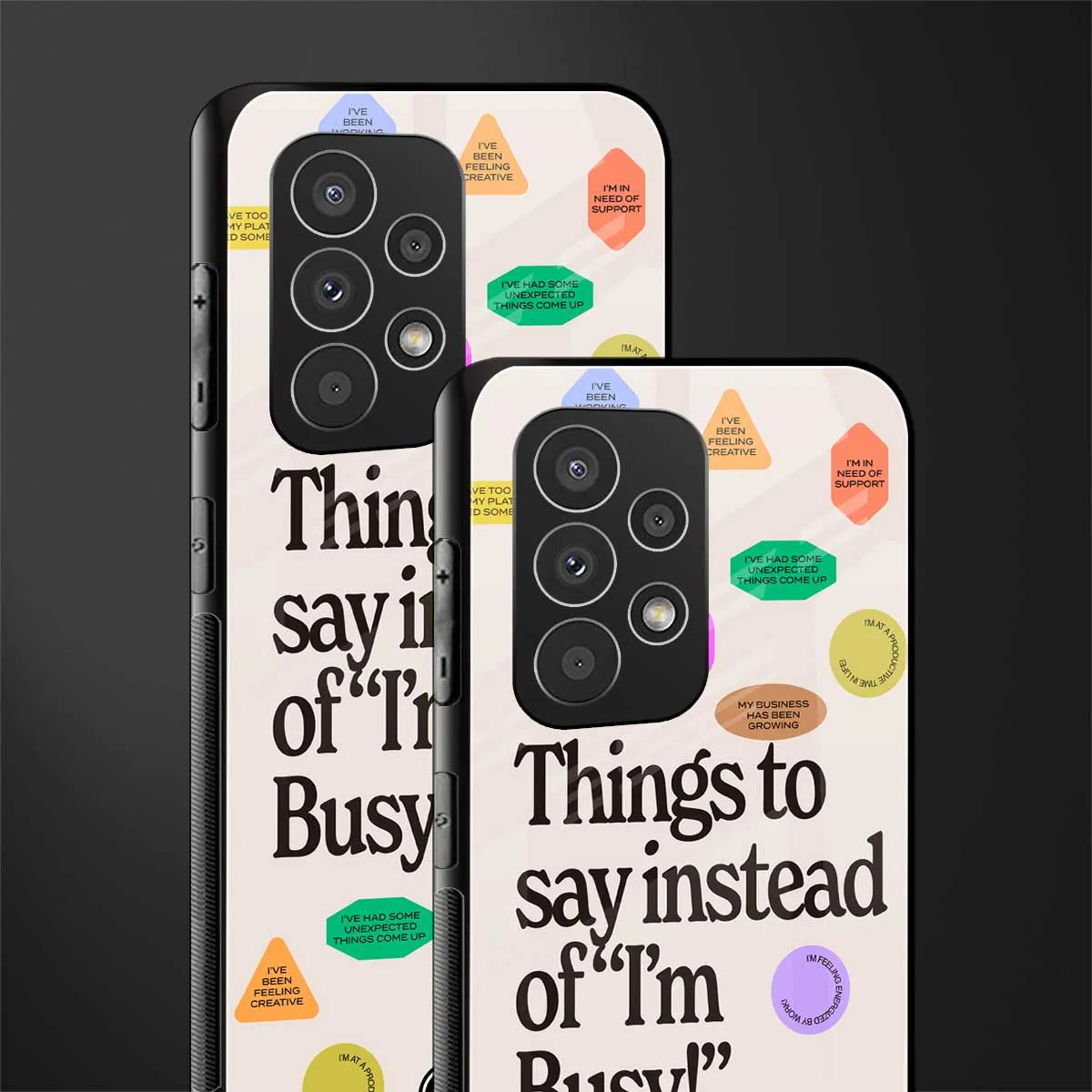 10 Things To Say Phone Case for Samsung Galaxy A33 5G| Glass Case