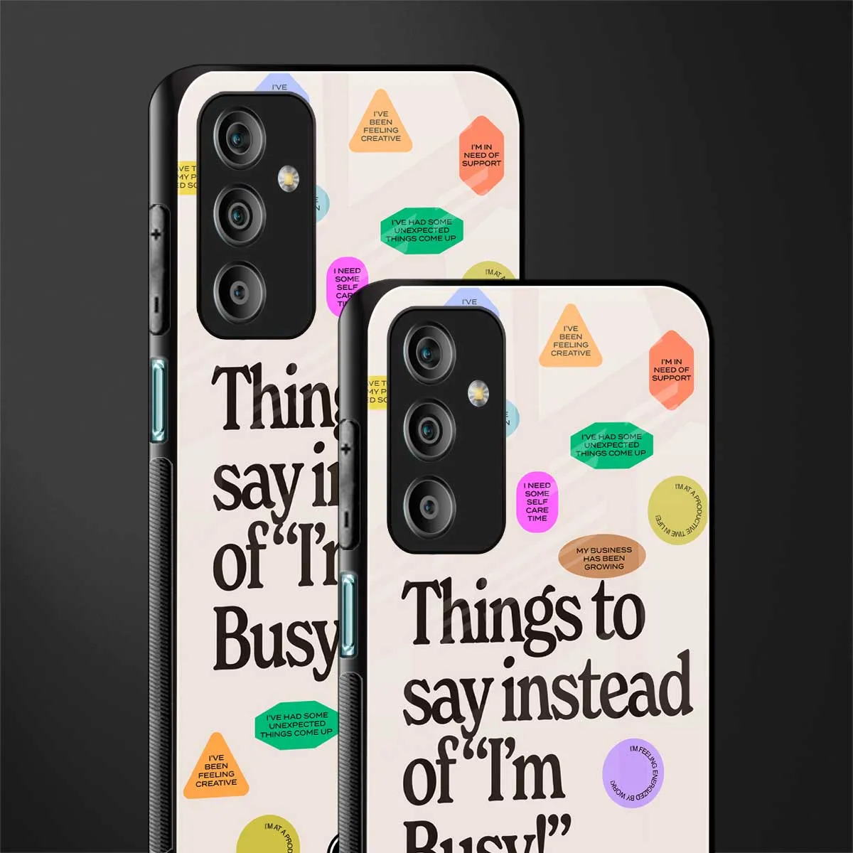 10 Things To Say Phone Case for Samsung Galaxy F23 5G | Glass Case