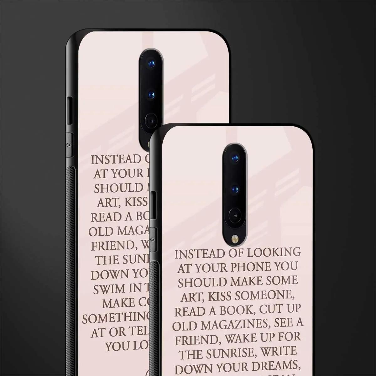 11 Things To Do Phone Case for OnePlus 8 | Glass Case