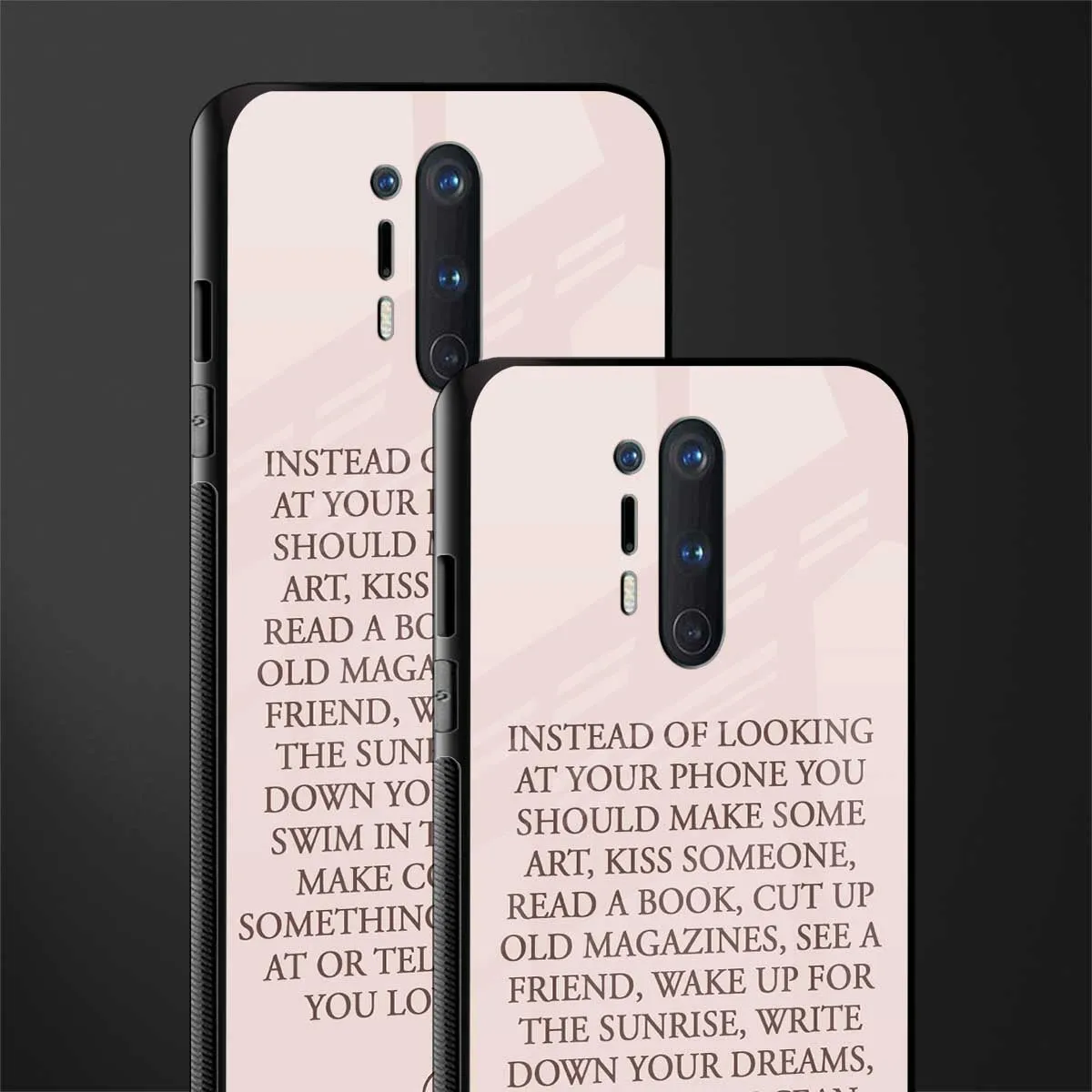 11 Things To Do Phone Case for OnePlus 8 Pro | Glass Case