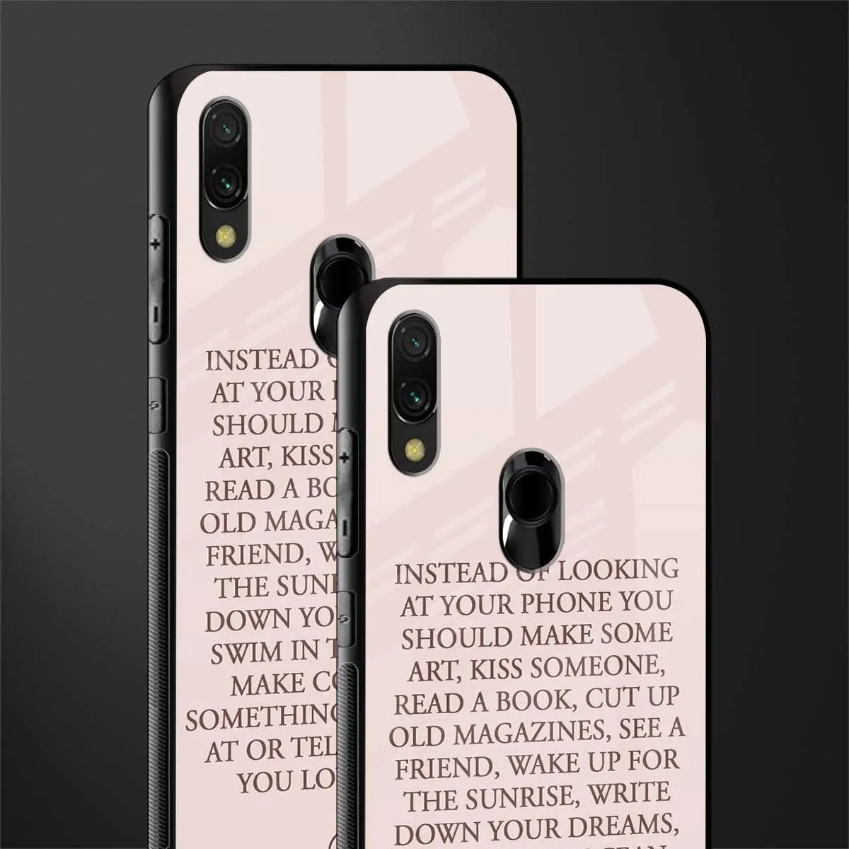 11 Things To Do Phone Case for Redmi Note 7 | Glass Case