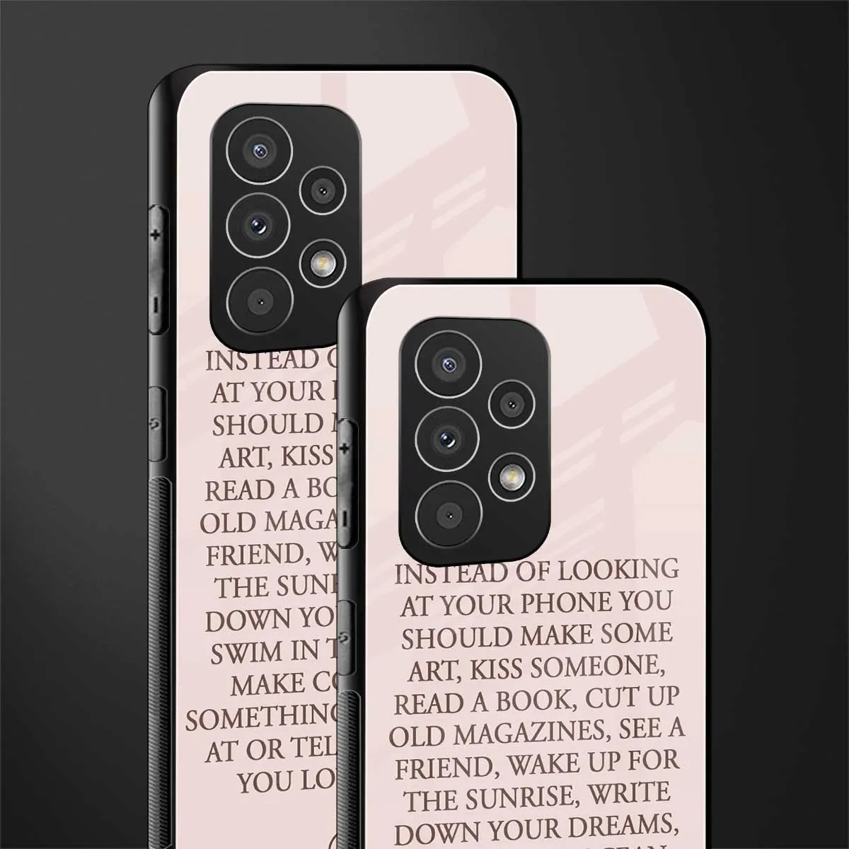 11 Things To Do Phone Case for Samsung Galaxy A23 | Glass Case