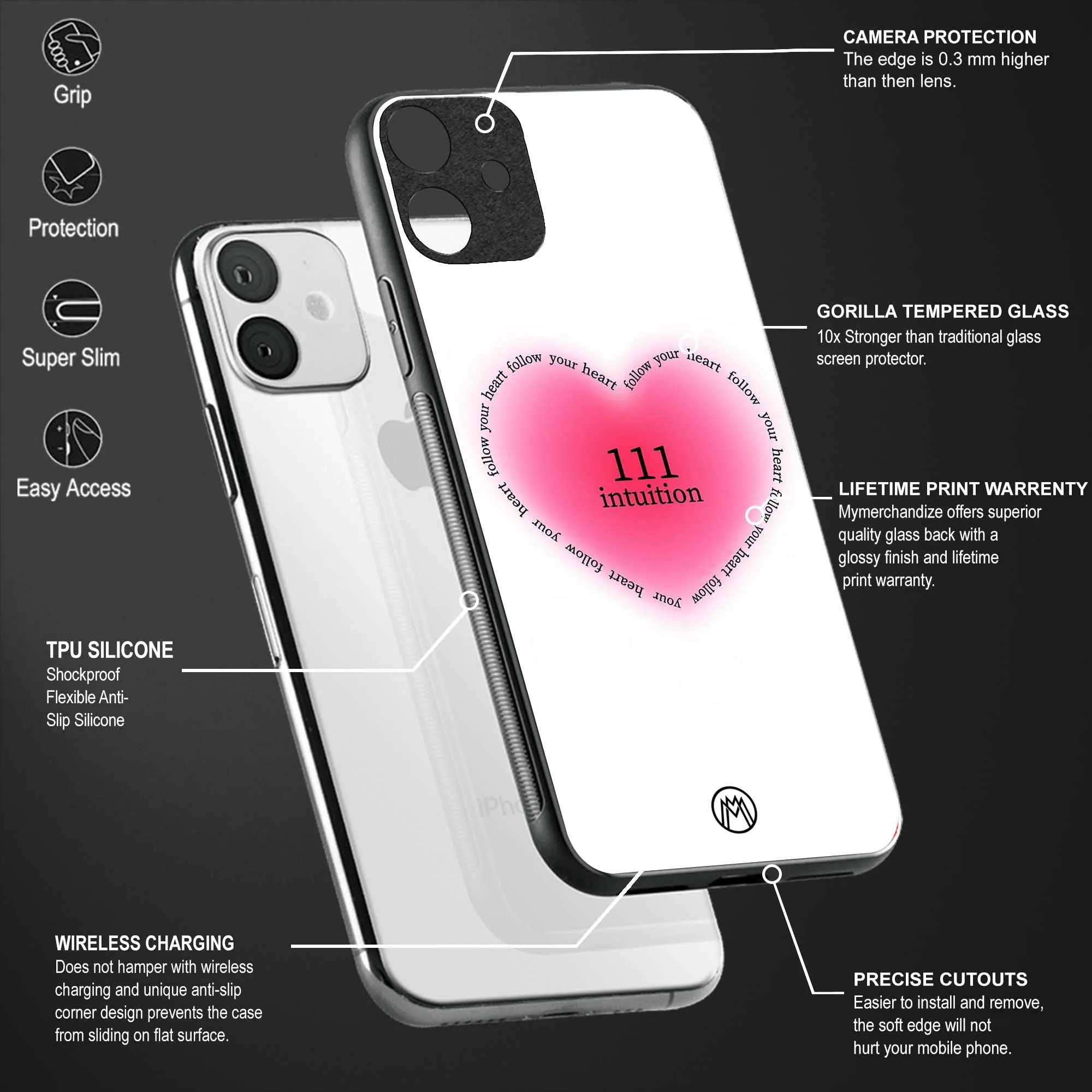 111 Intuition Phone Case for Realme C15 | Glass Case