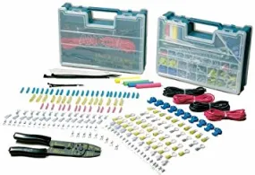 225 PC. ELECTRICAL REPAIR KIT with STRIP/CRIMP TOOL
