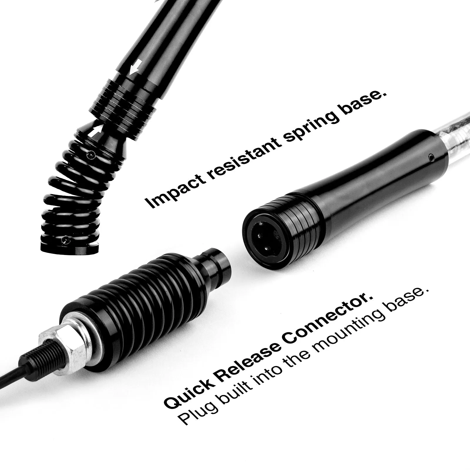2nd Gen LED Whip Kits Side by Side UTV | XKchrome Smartphone App