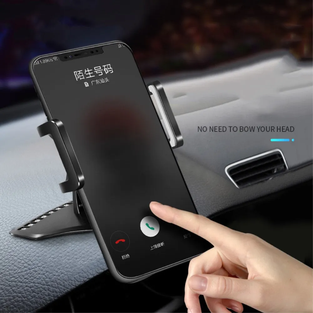 3 in 1 Car GPS Smartphone Holder: Dashboard / Visor Clamp   AC Grid Clip for ZTE Warp Sync - Black