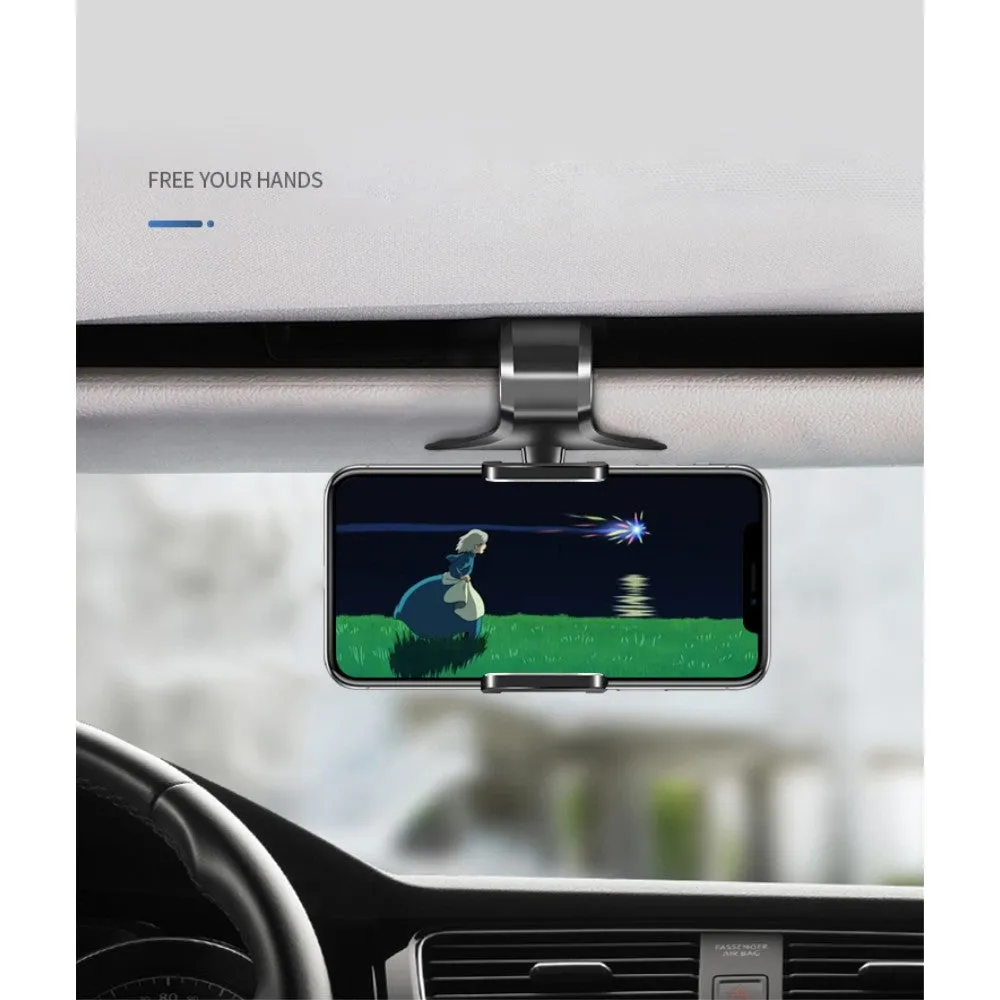 3 in 1 Car GPS Smartphone Holder: Dashboard / Visor Clamp   AC Grid Clip for ZTE Warp Sync - Black