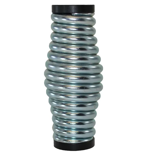 3' LED Whip Twisted Silver Single Whip