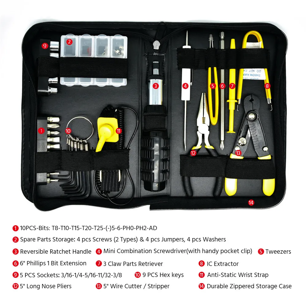 34 Piece Computer Tool Kit