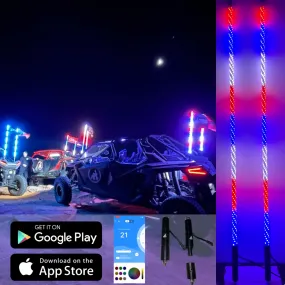 4' LED Whip Elite HD II Pair