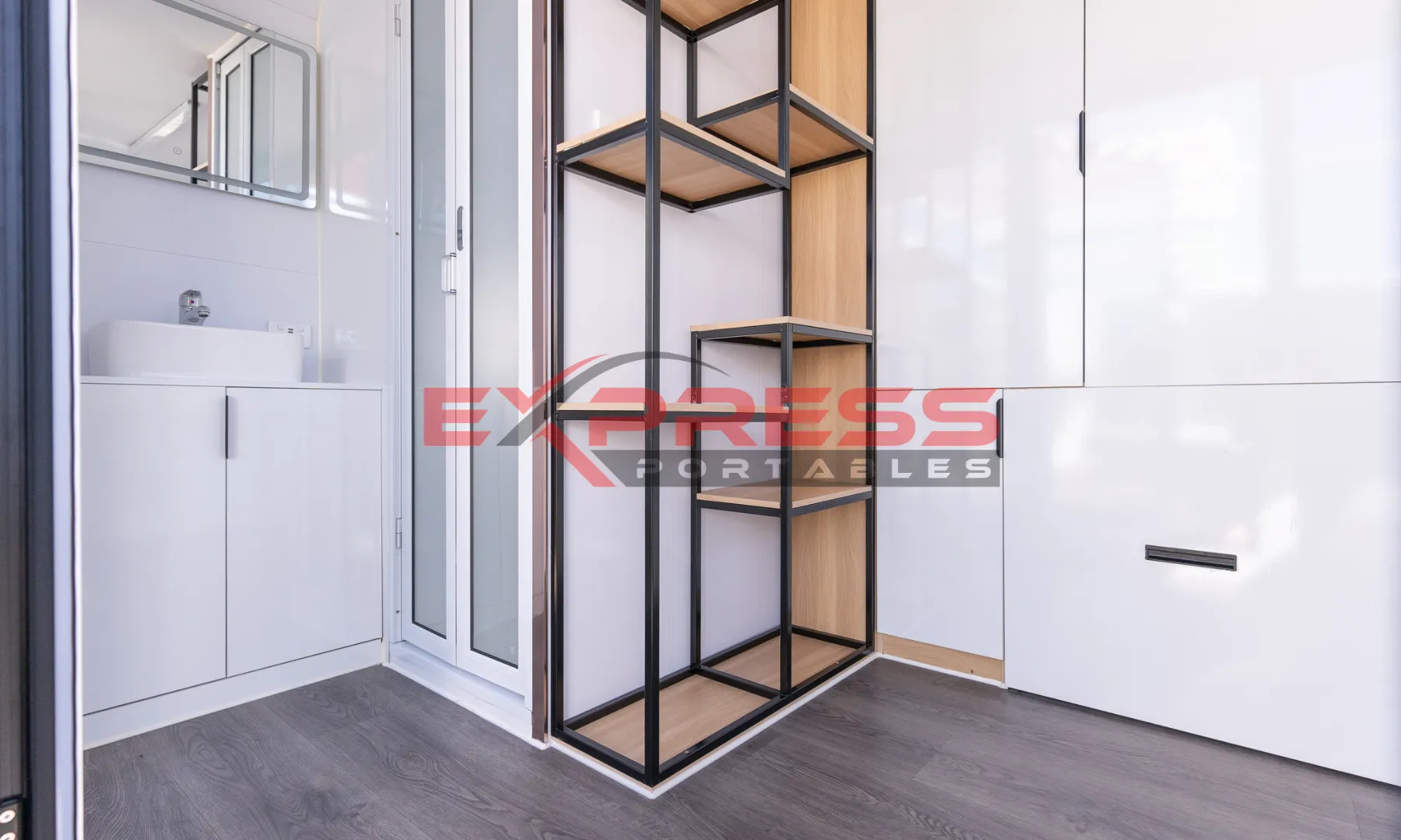 4m Spacee Lite Office With Pop-Out Bed & Bathroom