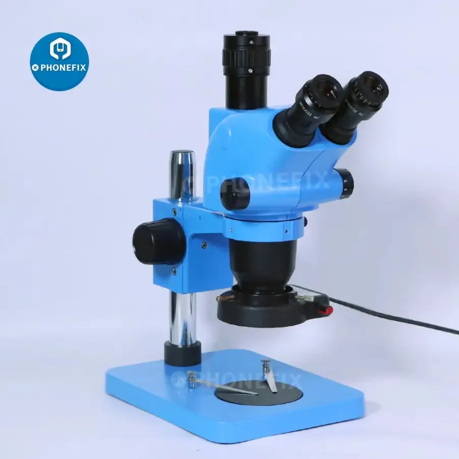 6.5X-65X Trinocular Stereo Zoom Microscope With 10X/20mm Eyepiece