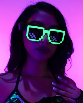 8-Bit LED Glasses