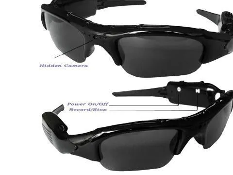 Advanced Digital Video Sunglasses Camcorder w/ Rechargeable Battery