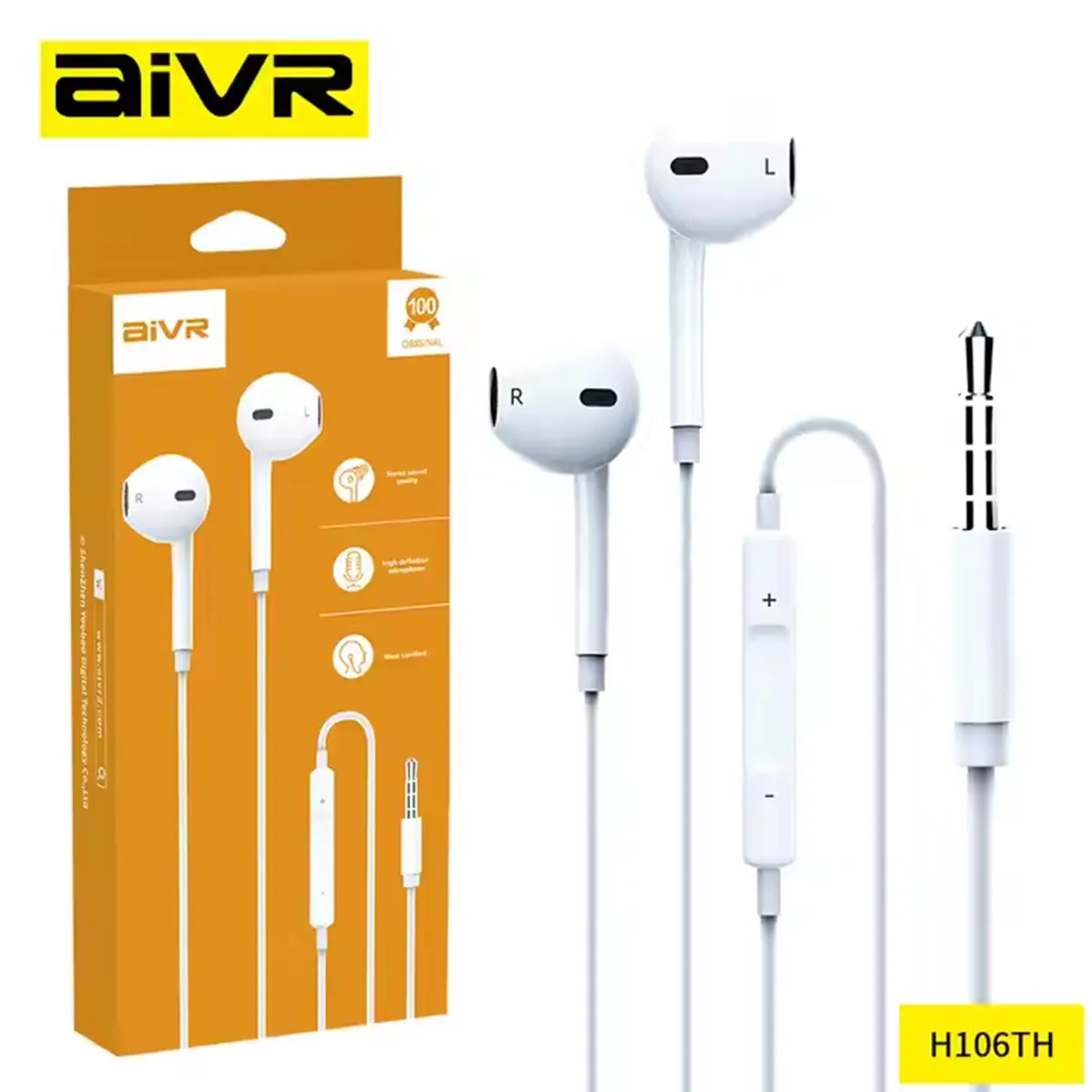 AIVR H106 Wired In-ear Headphones