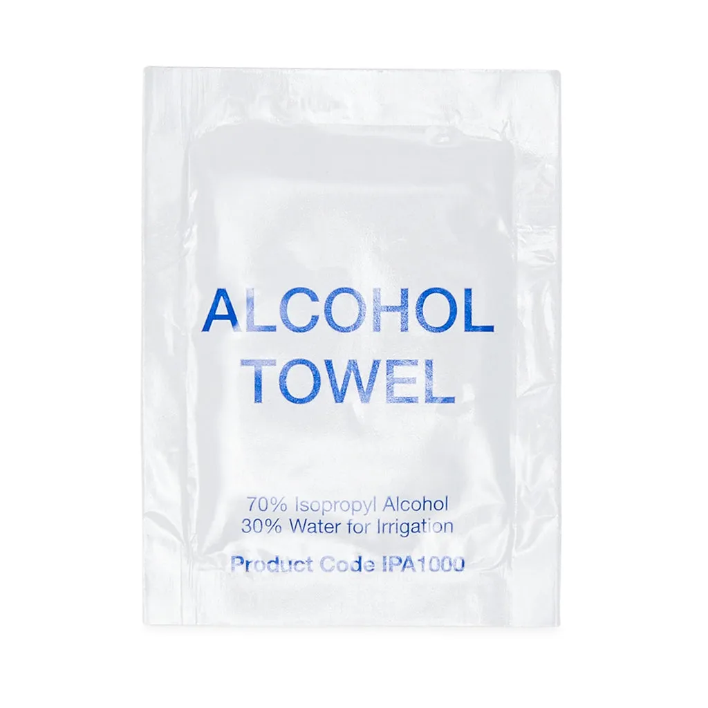 Alcohol Towel Sachets (1000) 10101018