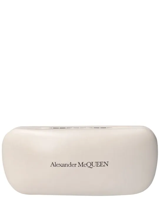 Alexander McQueen   AM0390S jeweled metal sunglasses 