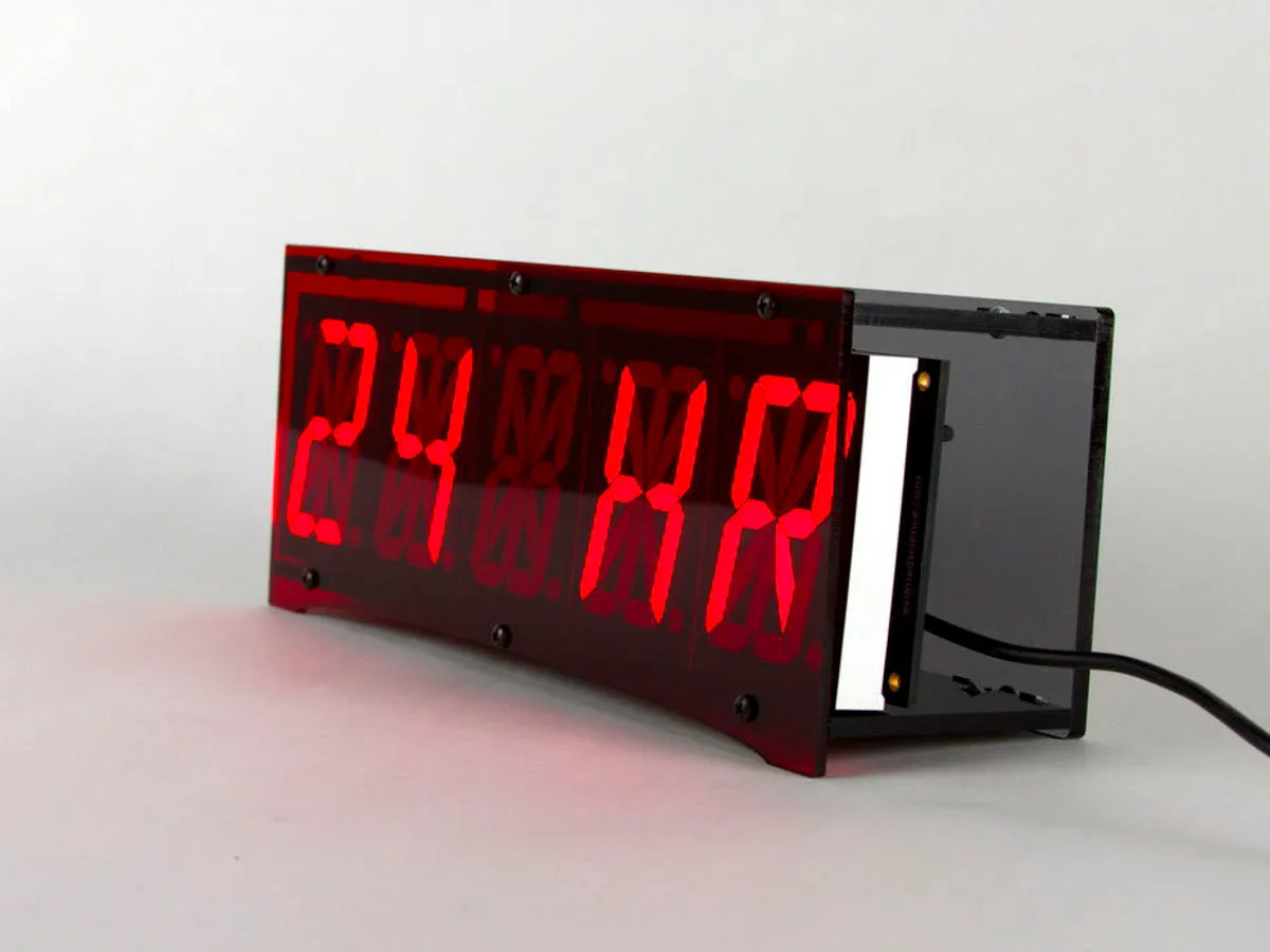 Alpha Clock Five - RED - From Evil Mad Scientist Labs!