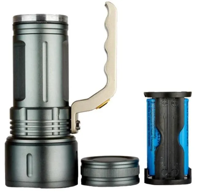 ANDOWL HANDLE FLASHLIGHT, 2X 18650 - T801-10