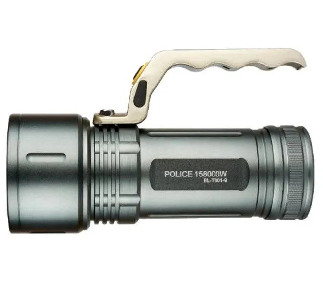 ANDOWL HANDLE FLASHLIGHT, 2X 18650 - T801-10