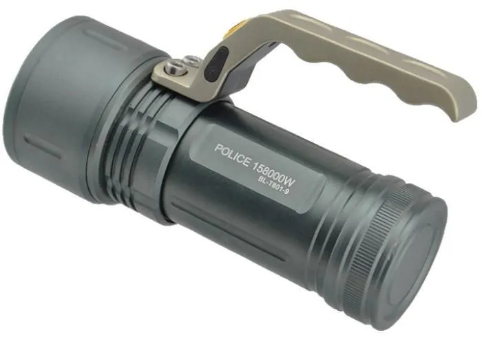 ANDOWL HANDLE FLASHLIGHT, 2X 18650 - T801-10