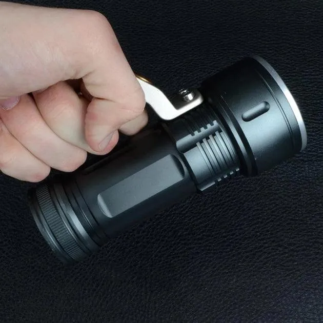 ANDOWL HANDLE FLASHLIGHT, 2X 18650 - T801-10