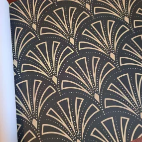 Art Deco Wrapping Paper Set - Large Fan (5 sheets 700mm x 500mm)