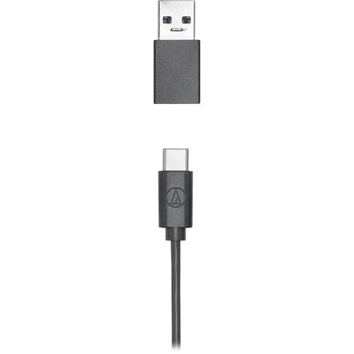Audio-Technica ATR2x-USB 3.5mm To USB 2.0 Type-C Audio Adaptor