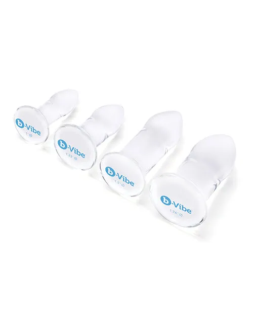 b-Vibe Glass Anal Dilator 4-pc Set