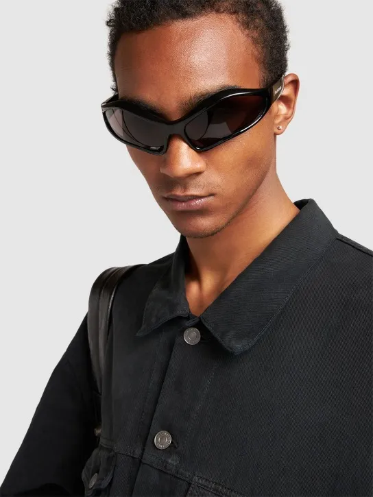 Balenciaga   0314S Fennec oval acetate sunglasses 