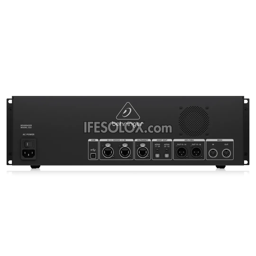 Behringer S32 Digital Snake I/O Box with 32 Remote Controllable Midas Preamps, 16 Outputs - Brand New