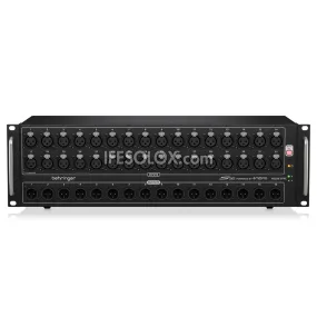 Behringer S32 Digital Snake I/O Box with 32 Remote Controllable Midas Preamps, 16 Outputs - Brand New