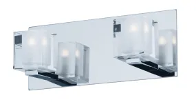 Blocs 2-Light LED Wall Sconce in Polished Chrome