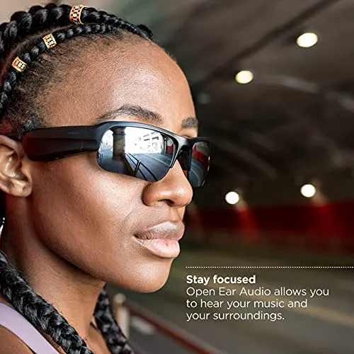 Bose Frames Tempo - Sports Audio Sunglasses with Polarized Lenses & Bluetooth Connectivity – Black