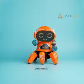 BOT Robot Pioneer | Music & 7 color Light| Hand & feet move | Battery Operated