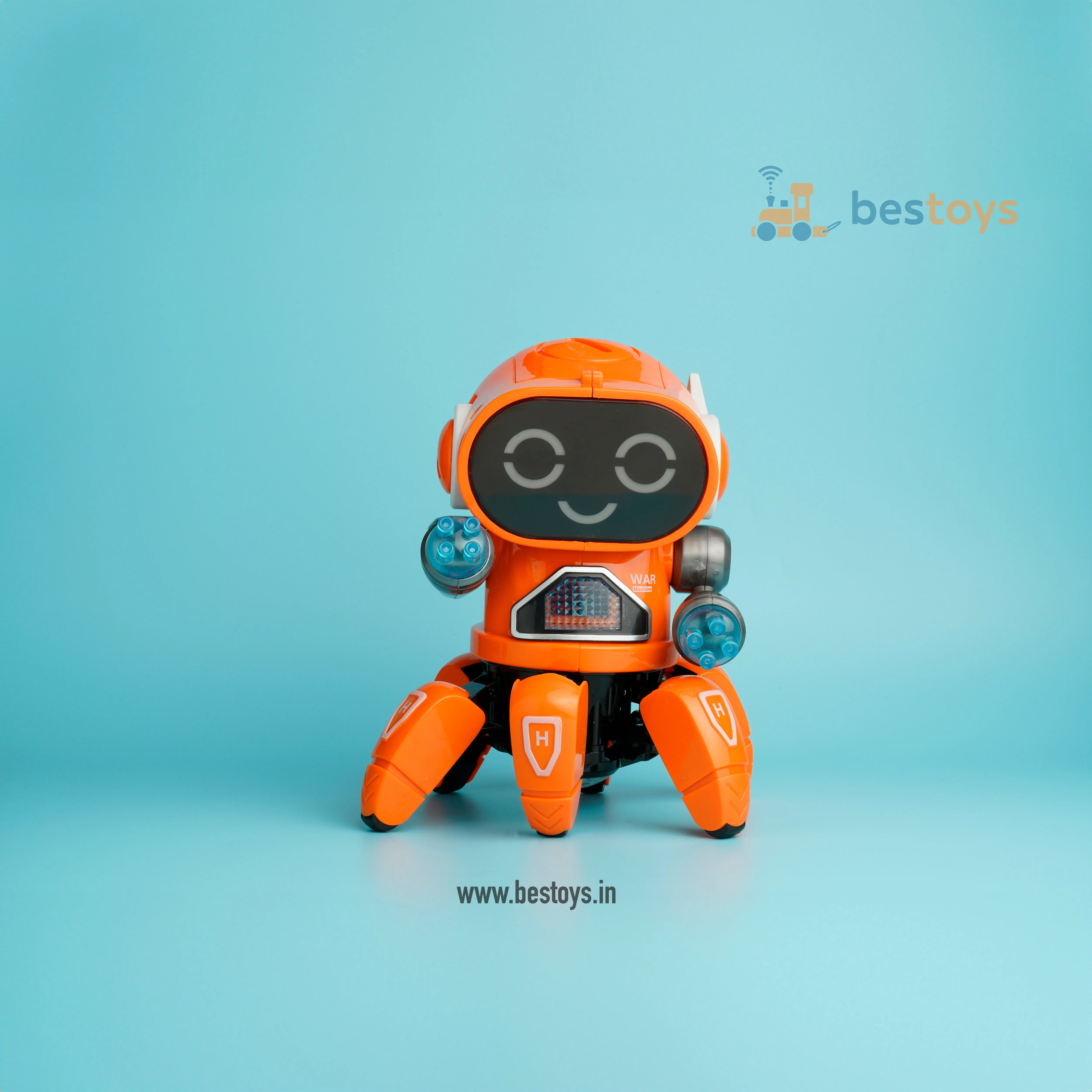 BOT Robot Pioneer | Music & 7 color Light| Hand & feet move | Battery Operated