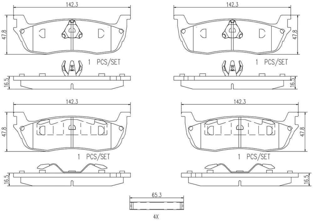 Brembo Disc Brake Pad and Rotor Kits KT00859