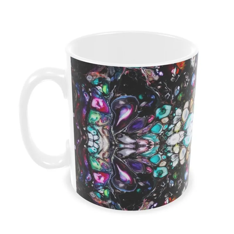 Builders Mug. Stained Glass Inspired