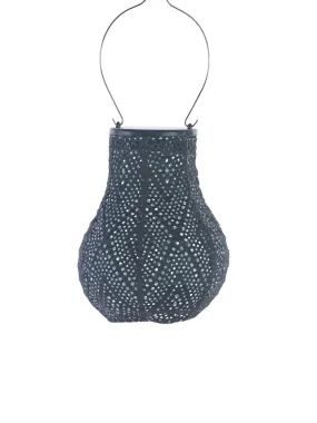 Bulb Ikat LED Lantern - Green