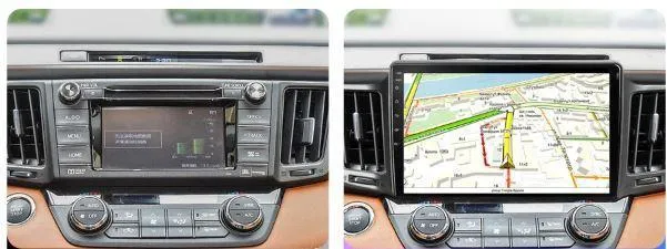 Car Dealz 10.2" Android 10.0 For Toyota RAV4 2012-2018 In Dash Plus OEM Fascia