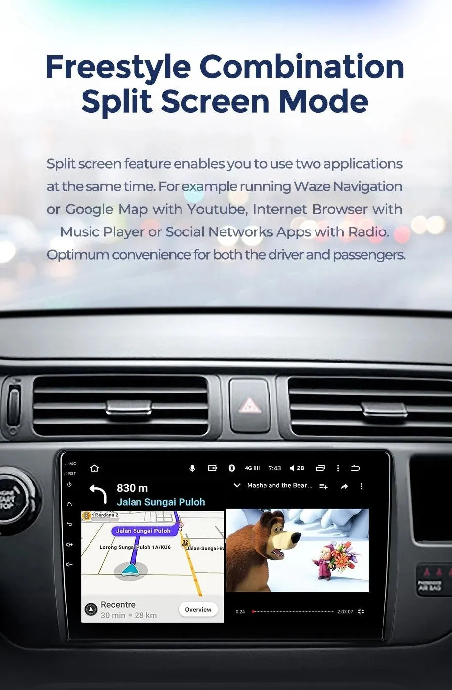 Car Dealz 10.2" Android 10.0 Hyundai Solaris 1 2010-2016 Head Unit In Dash Plus OEM Fascia