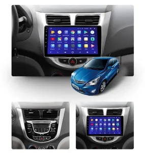 Car Dealz 10.2" Android 10.0 Hyundai Solaris 1 2010-2016 Head Unit In Dash Plus OEM Fascia