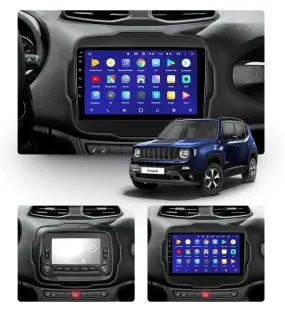 Car Dealz 10.2" Android 10.0 Jeep Renegade 2014-2018 In Dash Plus OEM Fascia