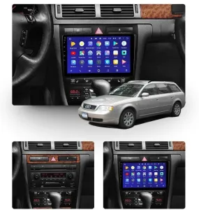 Car Dealz 10.2" Android 8.1 Audi A6 RS6 R6 1997-2004 GPS Bluetooth Car Player Navigation Radio Stereo DVD Head Unit In Dash Plus OEM Fascia