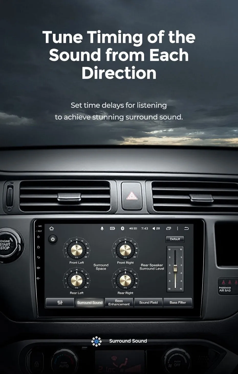 Car Dealz 10.2" Android 8.1 Audi A6 RS6 R6 1997-2004 GPS Bluetooth Car Player Navigation Radio Stereo DVD Head Unit In Dash Plus OEM Fascia